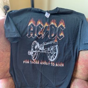 AC/DC Vintage men’s T-shirt XL - For Those About To Rock!